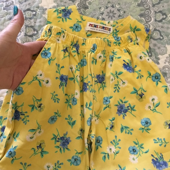 Kids Two Pc Summer Pant Suit Size 2 - Picture 5 of 9